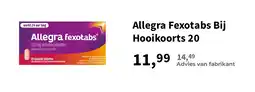 Plein.nl Allegra fexotabs bij hooikoorts 20 aanbieding