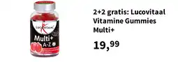 Plein.nl 2+2 gratis: Lucovitaal Vitamine Gummies Multi+ aanbieding