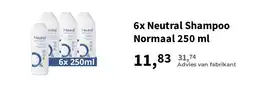 Plein.nl Neutral shampoo normaal aanbieding