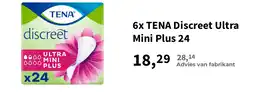 Plein.nl Tena discreet ultra mini plus 24 aanbieding