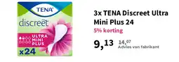 Plein.nl Tena discreet ultra mini plus aanbieding