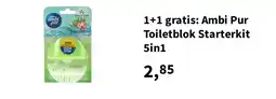 Plein.nl 1+1 gratis: Ambi Pur Toiletblok Starterkit 5in1 aanbieding