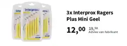 Plein.nl Interprox ragers plus mini geel aanbieding