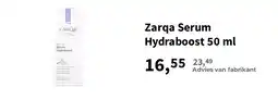 Plein.nl Zarqa serum hydraboost aanbieding