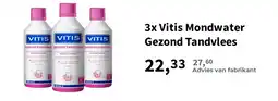 Plein.nl 3x Vitis Mondwater Gezond Tandvlees aanbieding