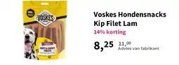 Plein.nl Voskes Hondensnacks Kip Filet Lam aanbieding