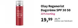 Plein.nl Olay regenerist dagcrème spf 30 50 aanbieding