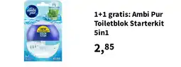 Plein.nl 1+1 gratis: Ambi Pur Toiletblok Starterkit 5in1 aanbieding