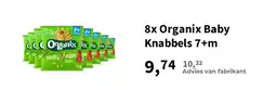 Plein.nl Organix baby knabbels 7+m aanbieding