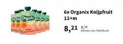 Plein.nl 6x Organix Knijpfruit 12+m aanbieding