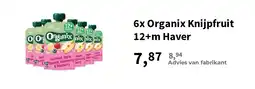 Plein.nl 6x Organix Knijpfruit 12+m Haver aanbieding