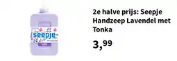 Plein.nl 2e halve prijs: Seepje Handzeep Lavendel met Tonka aanbieding