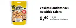 Plein.nl Voskes Hondensnack Rawhide Sticks aanbieding