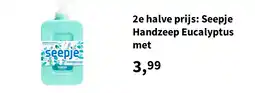 Plein.nl 2e halve prijs: Seepje Handzeep Eucalyptus met aanbieding