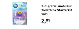 Plein.nl 1+1 gratis: Ambi Pur Toiletblok Starterkit 5in1 aanbieding