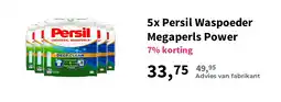 Plein.nl 5x Persil Waspoeder Megaperls Power aanbieding