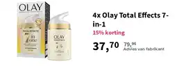Plein.nl 4x Olay Total Effects 7-in-1 aanbieding