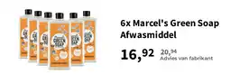 Plein.nl 6x Marcel's Green Soap Afwasmiddel aanbieding
