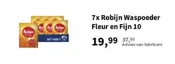 Plein.nl Robijn waspoeder fleur en fijn aanbieding