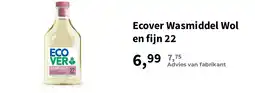 Plein.nl Ecover Wasmiddel Wol en fijn 22 aanbieding