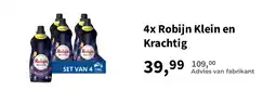 Plein.nl Robijn klein en krachtig aanbieding