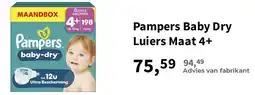 Plein.nl Pampers Baby Dry Luiers aanbieding