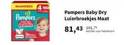 Plein.nl Pampers Baby Dry Luierbroekjes Maat aanbieding