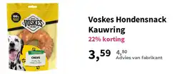 Plein.nl Voskes Hondensnack Kauwring aanbieding