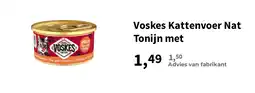 Plein.nl Voskes Kattenvoer Nat Tonijn met aanbieding