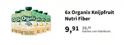 Plein.nl 6x Organix Knijpfruit Nutri Fiber aanbieding
