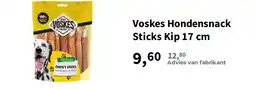 Plein.nl Voskes Hondensnack Sticks Kip 17 cm aanbieding