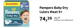 Plein.nl Pampers Baby Dry Luiers aanbieding