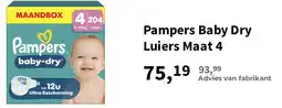 Plein.nl Pampers Baby Dry Luiers aanbieding