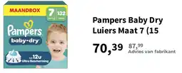 Plein.nl Pampers Baby Dry Luiers aanbieding