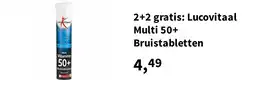 Plein.nl 2+2 gratis: Lucovitaal Multi 50+ Bruistabletten aanbieding
