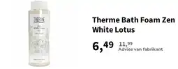 Plein.nl Therme Bath Foam Zen White Lotus aanbieding