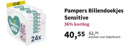 Plein.nl Pampers Billendoekjes Sensitive aanbieding