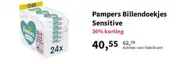 Plein.nl Pampers Billendoekjes Sensitive aanbieding