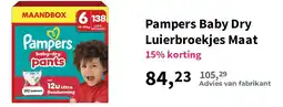 Plein.nl Pampers Baby Dry Luierbroekjes Maat aanbieding