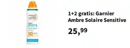 Plein.nl 1+2 gratis: Garnier Ambre Solaire Sensitive aanbieding