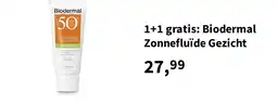 Plein.nl 1+1 gratis: Biodermal Zonnefluïde Gezicht aanbieding