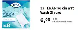Plein.nl TENA Proskin Wet Wash Gloves aanbieding