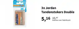 Plein.nl 3x Jordan Tandenstokers Double aanbieding