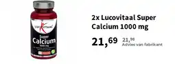 Plein.nl 2x Lucovitaal Super Calcium 1000 mg aanbieding