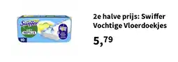Plein.nl 2e halve prijs: Swiffer Vochtige Vloerdoekjes aanbieding