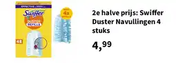 Plein.nl 2e halve prijs: Swiffer Duster Navullingen 4 stuks aanbieding