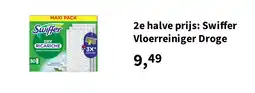 Plein.nl 2e halve prijs: Swiffer Vloerreiniger Droge aanbieding