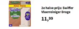 Plein.nl 2e halve prijs: Swiffer Vloerreiniger Droge aanbieding