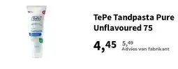 Plein.nl TePe Tandpasta Pure Unflavoured aanbieding
