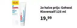 Plein.nl 2e halve prijs: Gehwol Klovenzalf 125 ml aanbieding